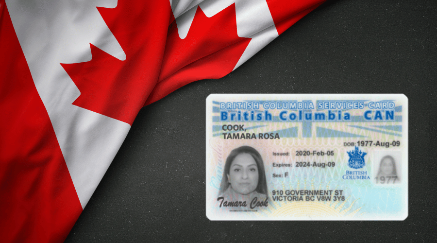 BC ID Card Canada 1