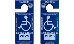 CA Disable Parking Placard