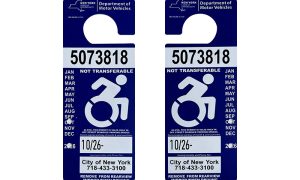 NY Disable Parking Placard